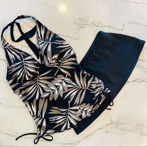 Womens Merona Tankini Swimsuit w/skort - Size M
